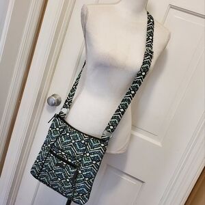 EC Vera Bradley Retired Pattern "Rain Forest" Hipster Crossbody Colorful